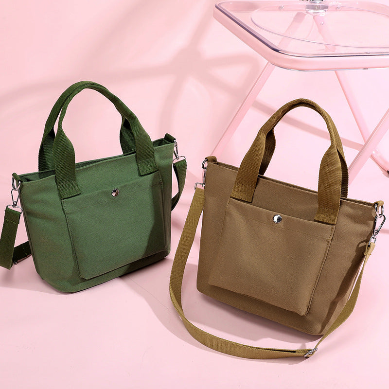 Compact Multi-Functional Canvas Handbag Stornfield