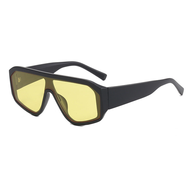 Women's oversized sunglasses in modern design with wide frame Stornfield
