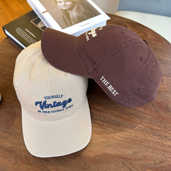 Women's Vintage-Inspired Embroidered Baseball Cap Stornfield