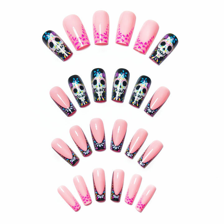 Creative nail art with detail-loving skull design Stornfield
