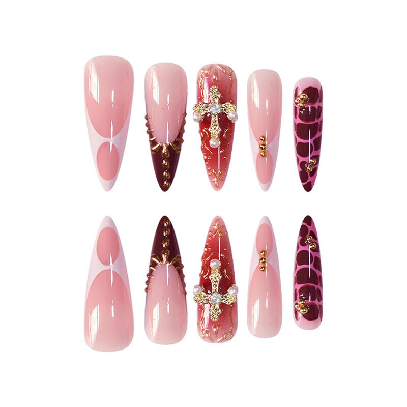 Elegant Stiletto Press-On Nail Set Stornfield