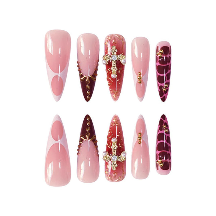 Elegant Stiletto Press-On Nail Set Stornfield