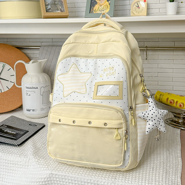 Fun-Themed Star Print Backpack Stornfield