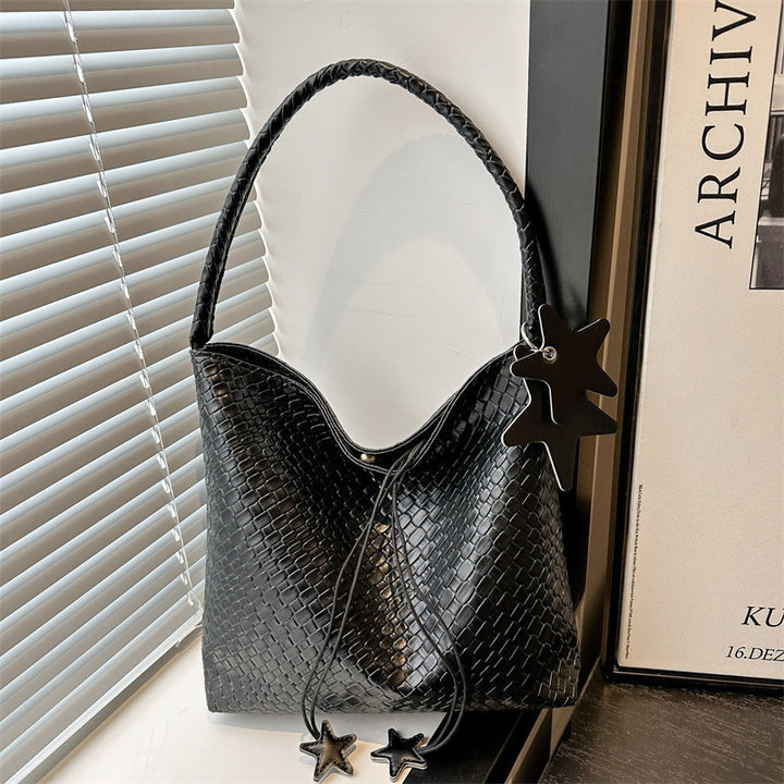 Textured Weave Handheld Shoulder Bag Stornfield