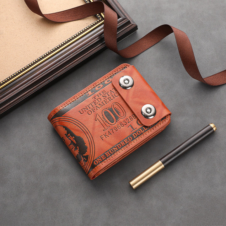 Artistic Embossed Leather Card Wallet Stornfield