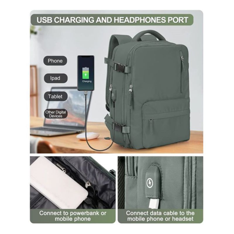 Versatile Travel Backpack with Organizational Compartments Stornfield