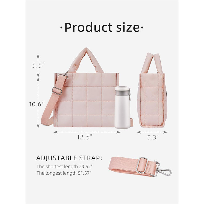 Fashionable Shoulder Bag Made of Quilted Material Stornfield
