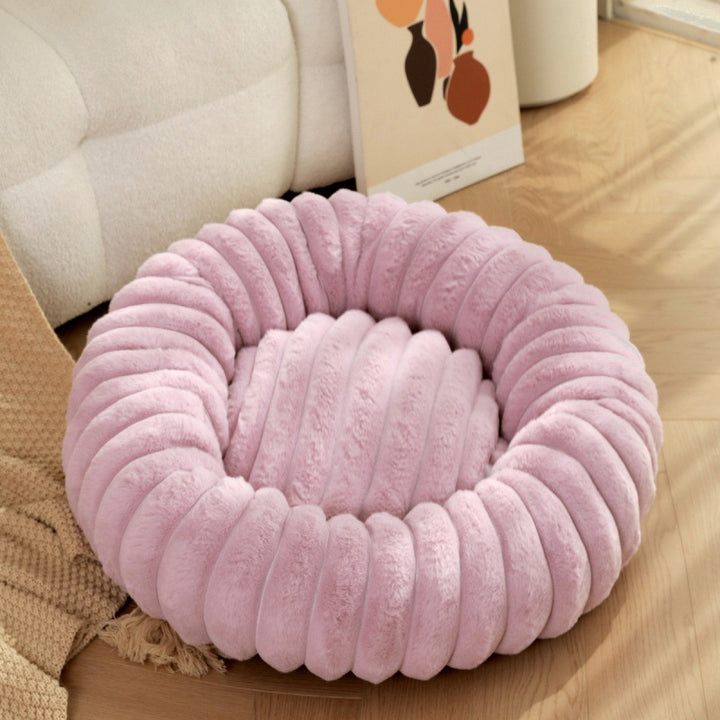 Women Round Cuddle Bed with High Edges Stornfield