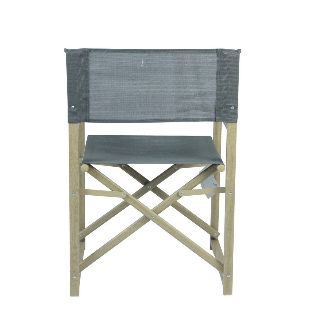 Folding chair with backrest made of high-quality wood Stornfield