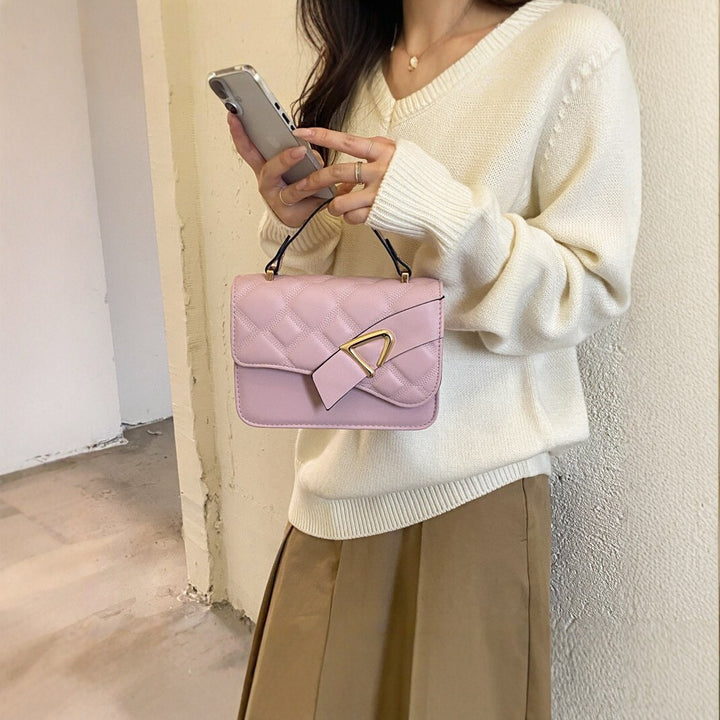 Quilted Structured Handbag