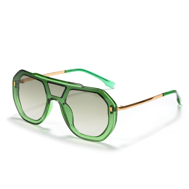 Women oversized geometric sunglasses with elegant frame Stornfield