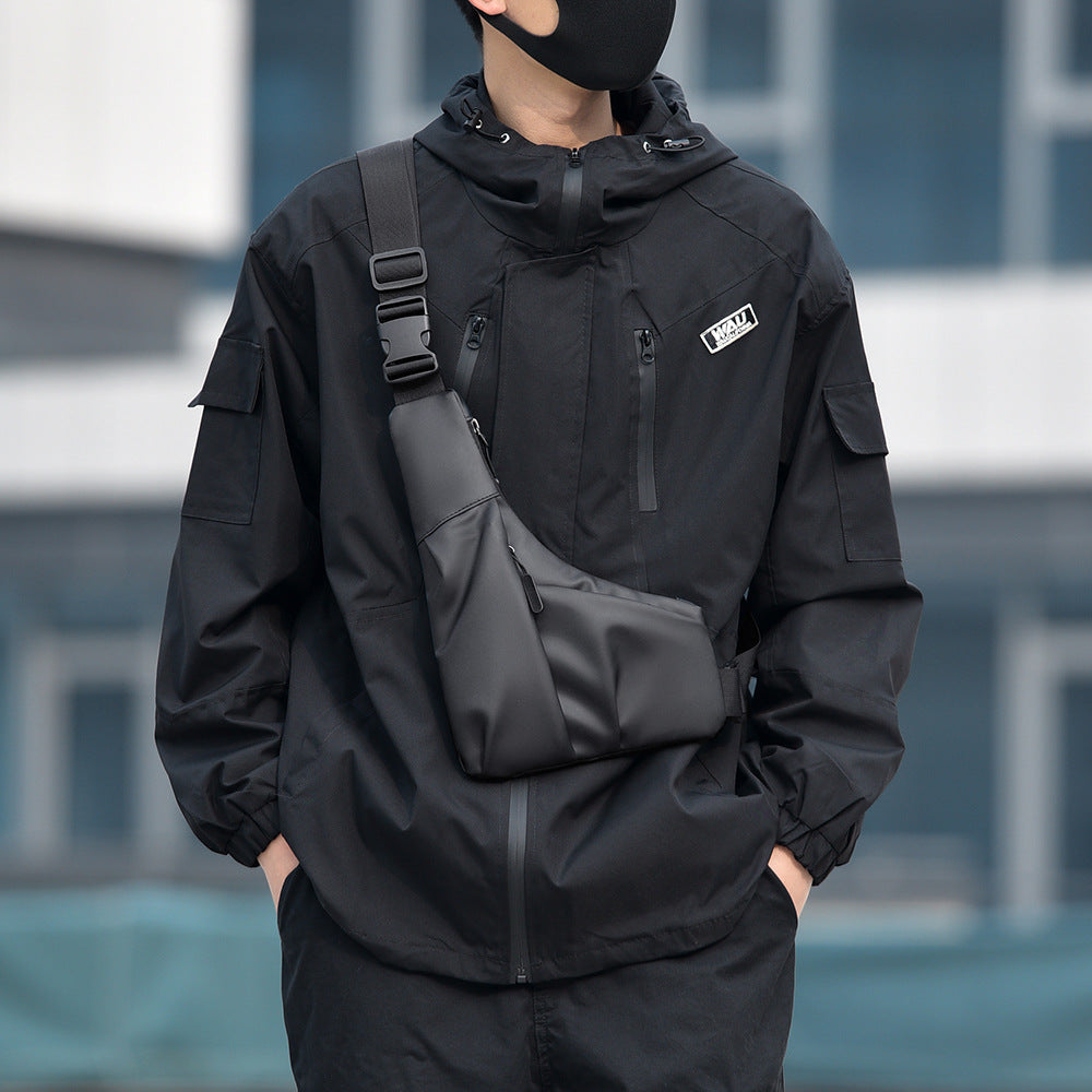 Sling bag with ergonomic design and water-repellent material Stornfield