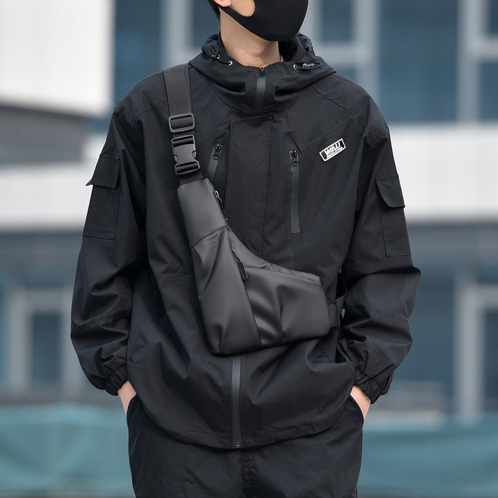 Sling bag with ergonomic design and water-repellent material Stornfield
