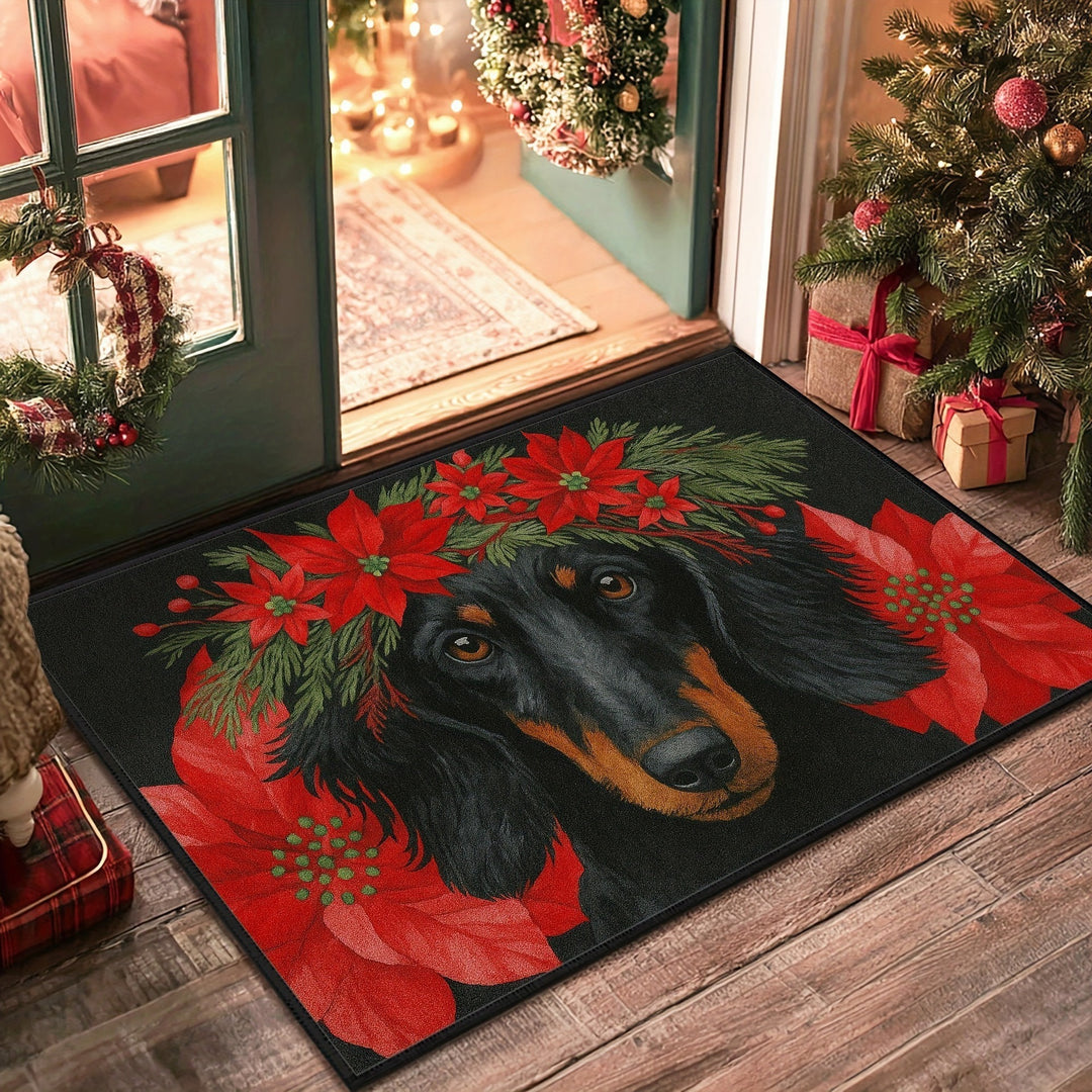 Dog-Themed Decorative Entrance Mat