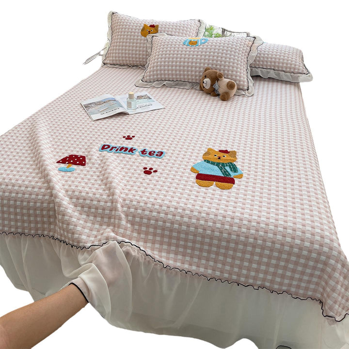 Women's cuddly blanket with playful panda motif and high-quality cotton surface Stornfield