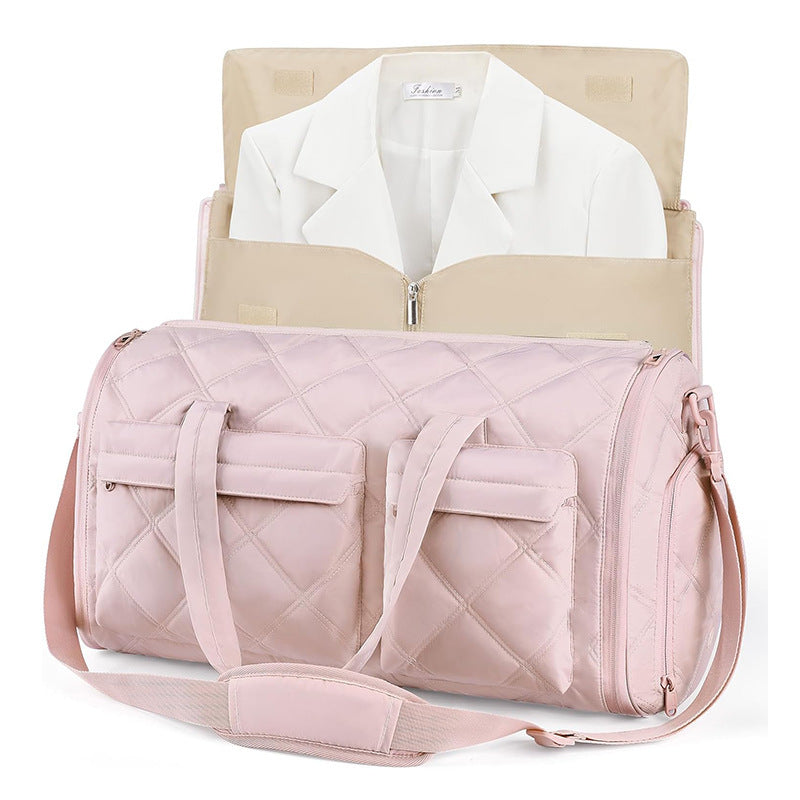 Elegant Travel Bag with Integrated Suit Compartment Stornfield