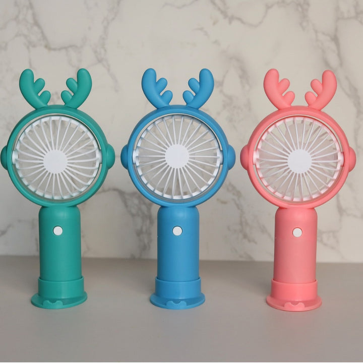 Unisex Portable Mini Fan with Ergonomic Design and Animal Ears Stornfield