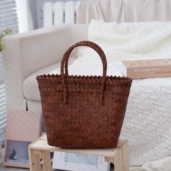 Handcrafted Basket Bag Made of High-Quality Material Stornfield