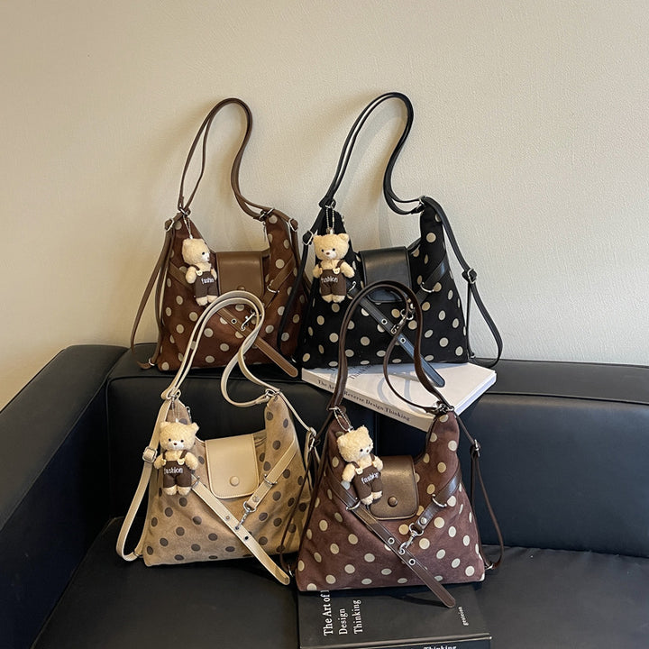 Fashionable Polka Dot Shoulder Bag