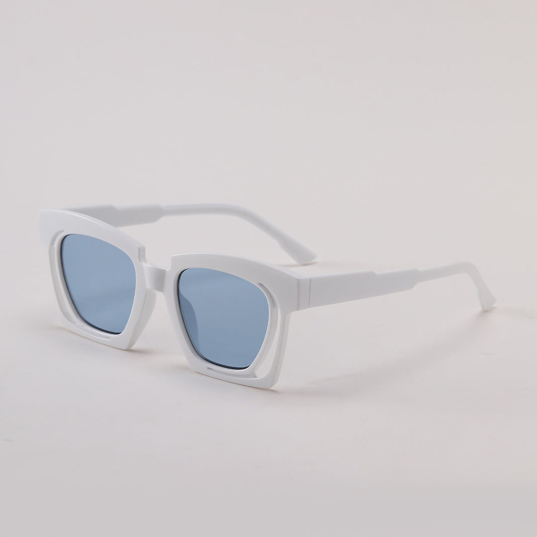 Ladies trendy geometric sunglasses with stylish square frame Stornfield