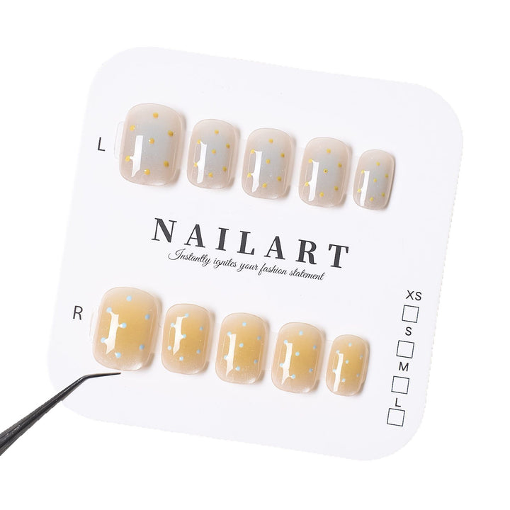 Artistic Fruit-Themed Press-On Nail Set Stornfield