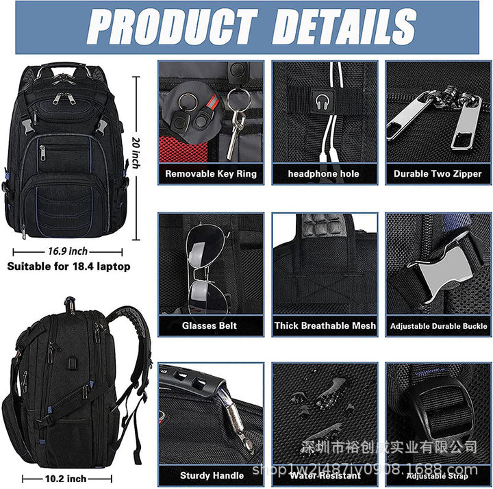 Versatile Tech Backpack with Multiple Compartments Stornfield