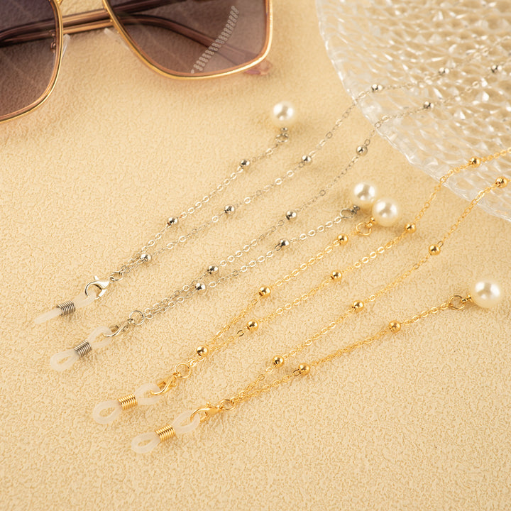 Elegant Pearl-Accent Eyewear Chain Stornfield