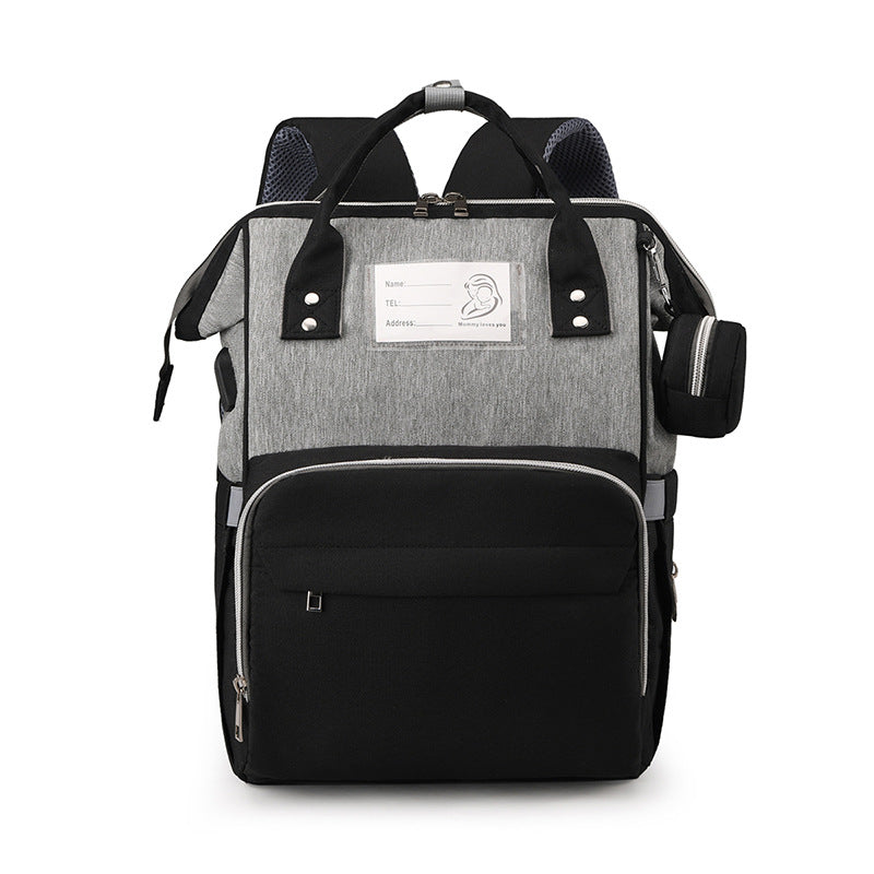 Multi-Compartment Functional Diaper Backpack Stornfield