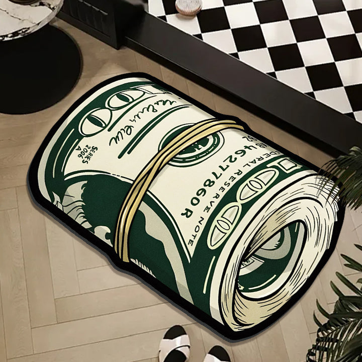 Money Roll Decorative Area Mat