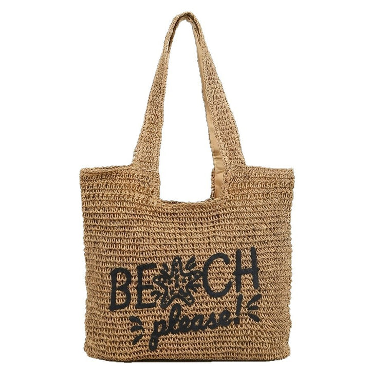 Beach bag with Embroidered Lettering Stornfield
