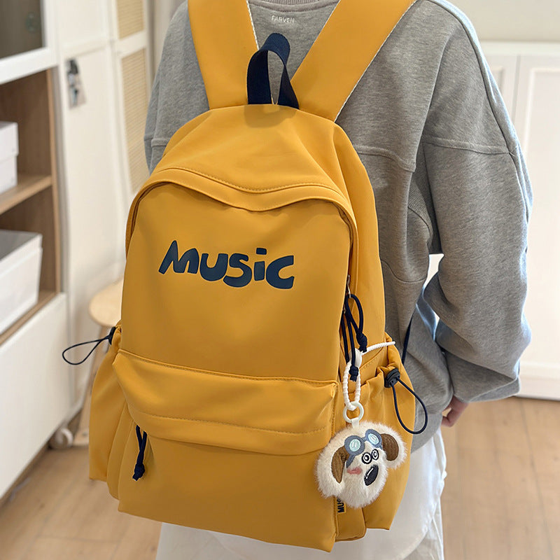Casual Music-Themed Backpack Stornfield
