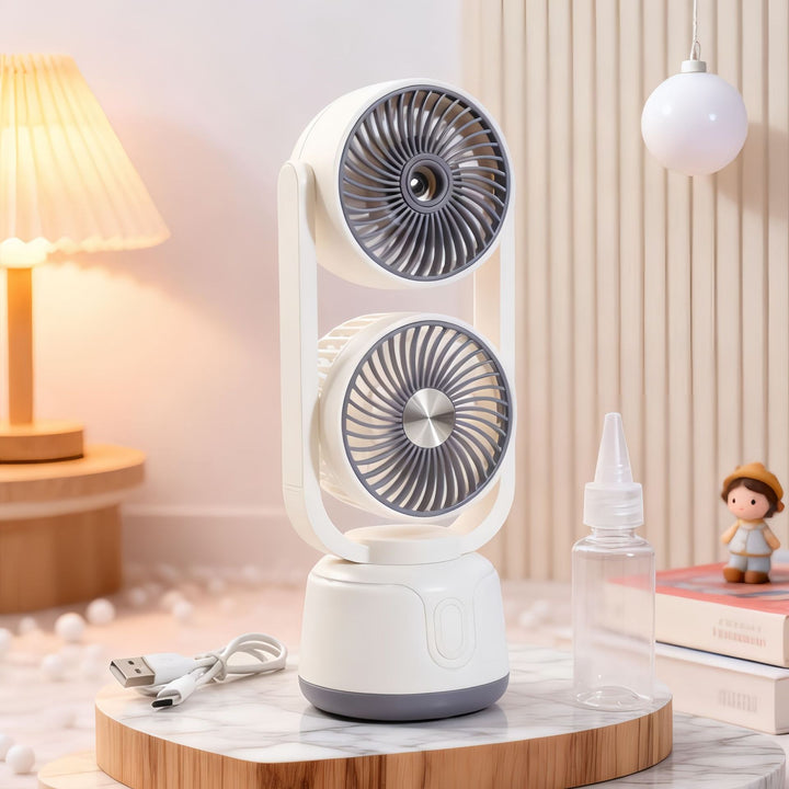 Ladies multifunctional table fan with spray function Stornfield