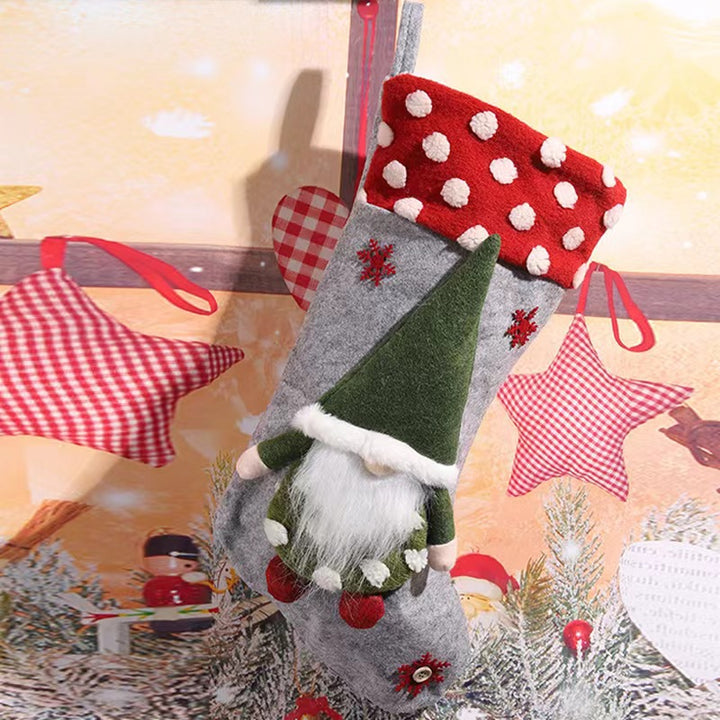 Festive Christmas stocking with nostalgic design Stornfield