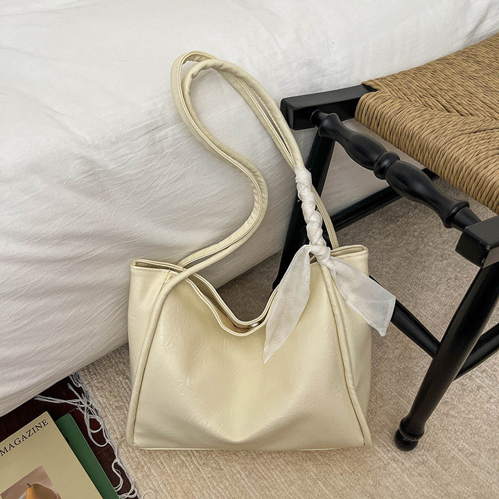 Stylish Bow-Accent Handheld Bag