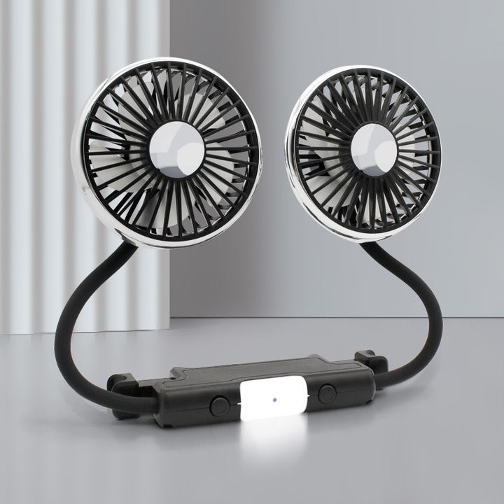 Portable Dual Head Car Cooling Fan Stornfield