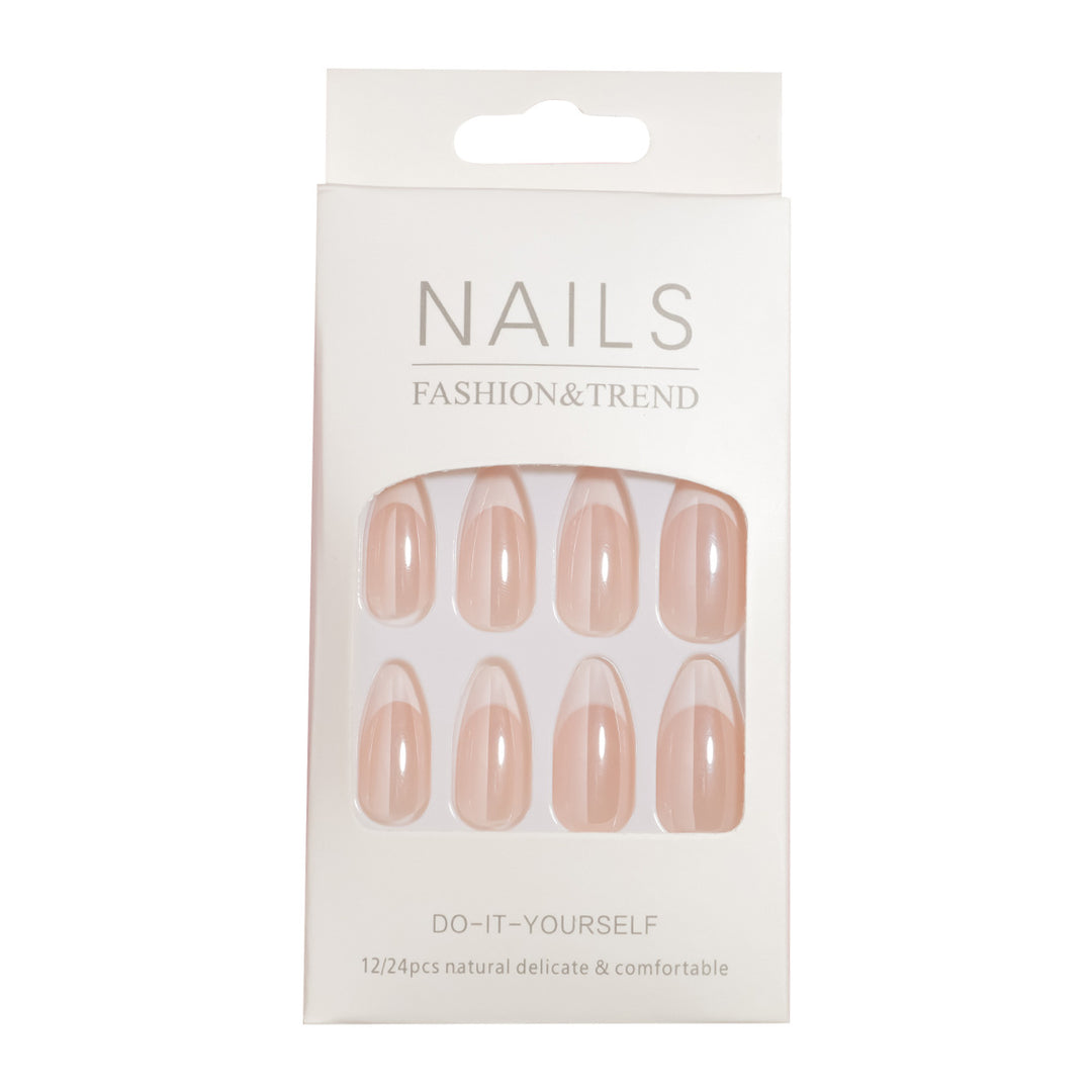 Elegant French Tip Nail Art Set Stornfield