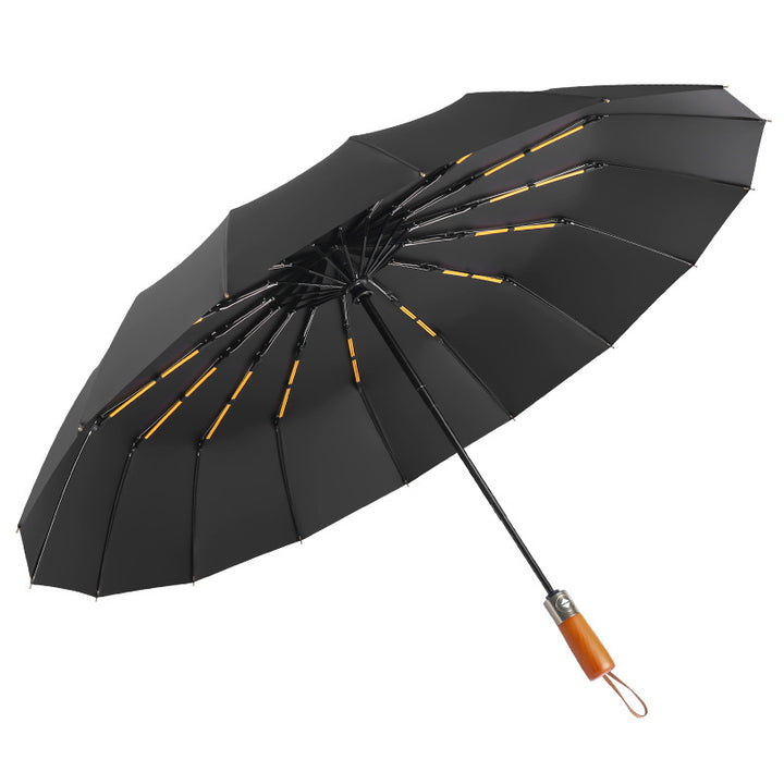 Women Folding Umbrella with Double Wind Protection System Stornfield