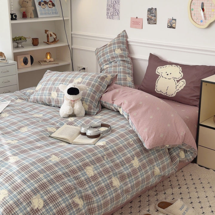 Cute Panda-Themed Bedspread Set