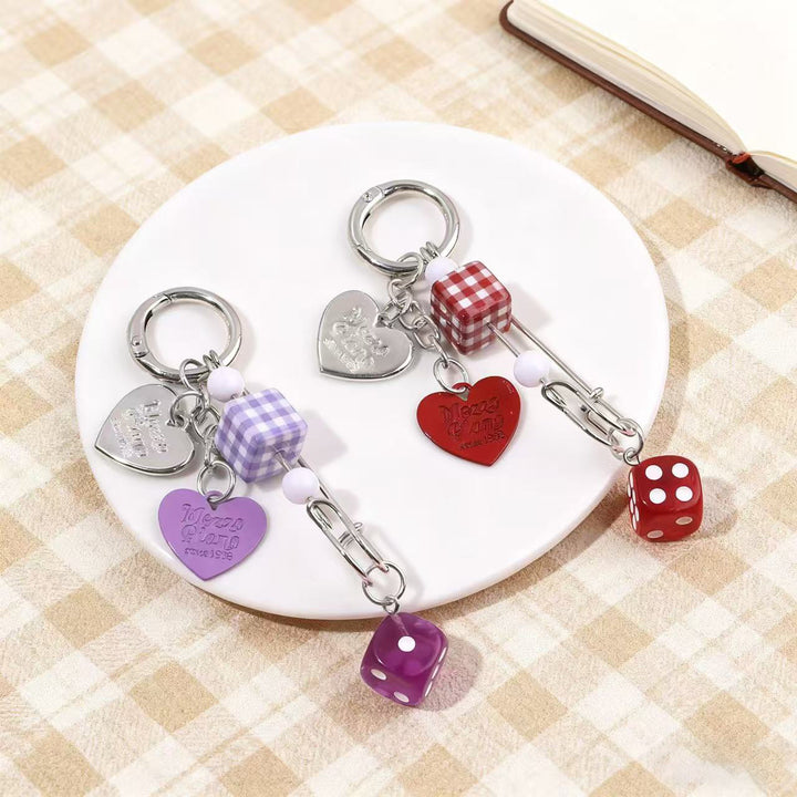 Playful Dice-Inspired Keychain Stornfield