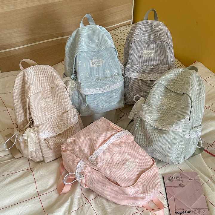 Sweet Floral-Embellished Backpack Stornfield