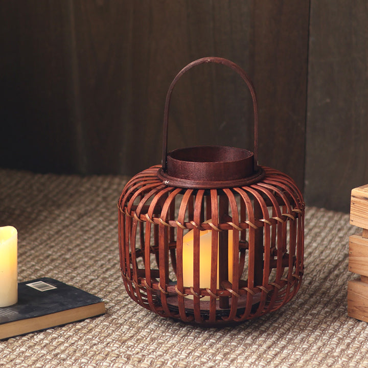 Elegant lantern made of braided material Stornfield