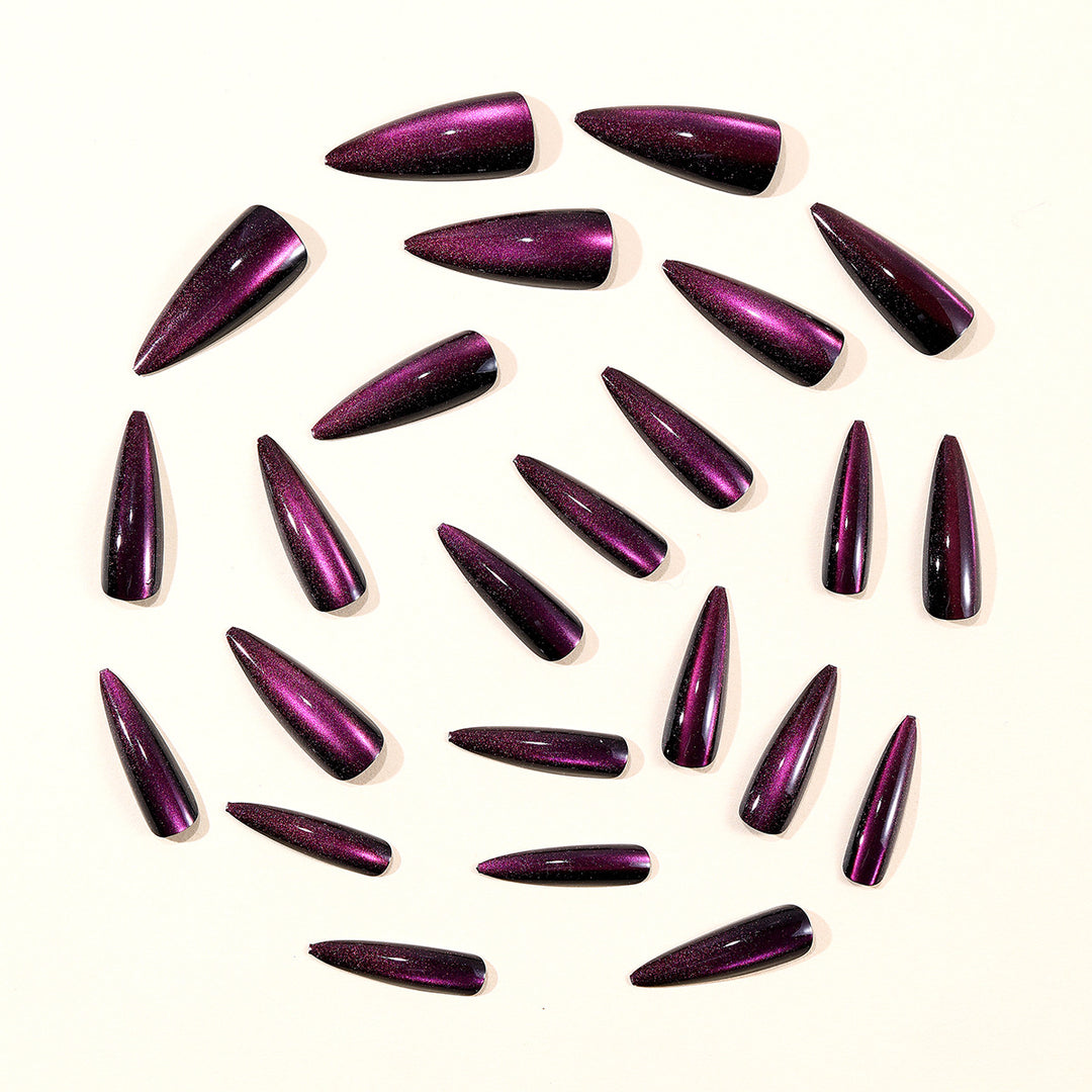 Glossy Stiletto Nail Extensions Stornfield