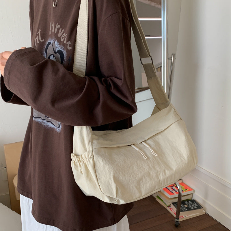 Multi-Pocket Relaxed Crossbody Bag