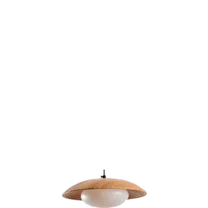 Contemporary Wooden Pendant Light