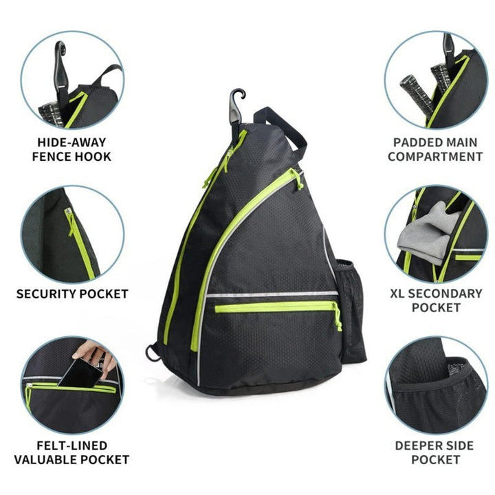 Sporty backpack with compartments for rackets and accessories Stornfield
