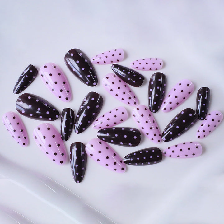 Artistic Polka Dot Nail Enhancements Stornfield