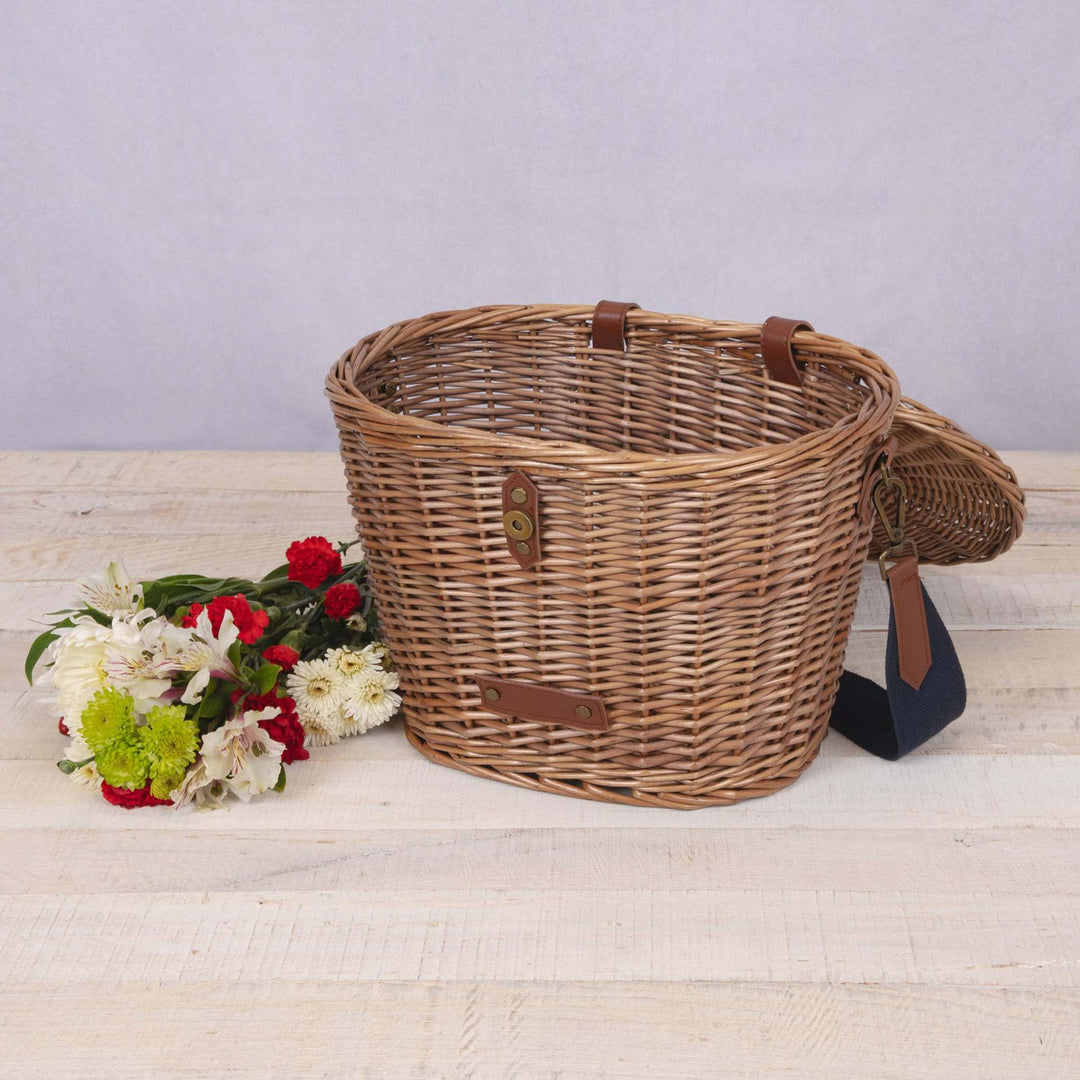 Women's picnic basket with insulated cooling function and high-quality woven design Stornfield