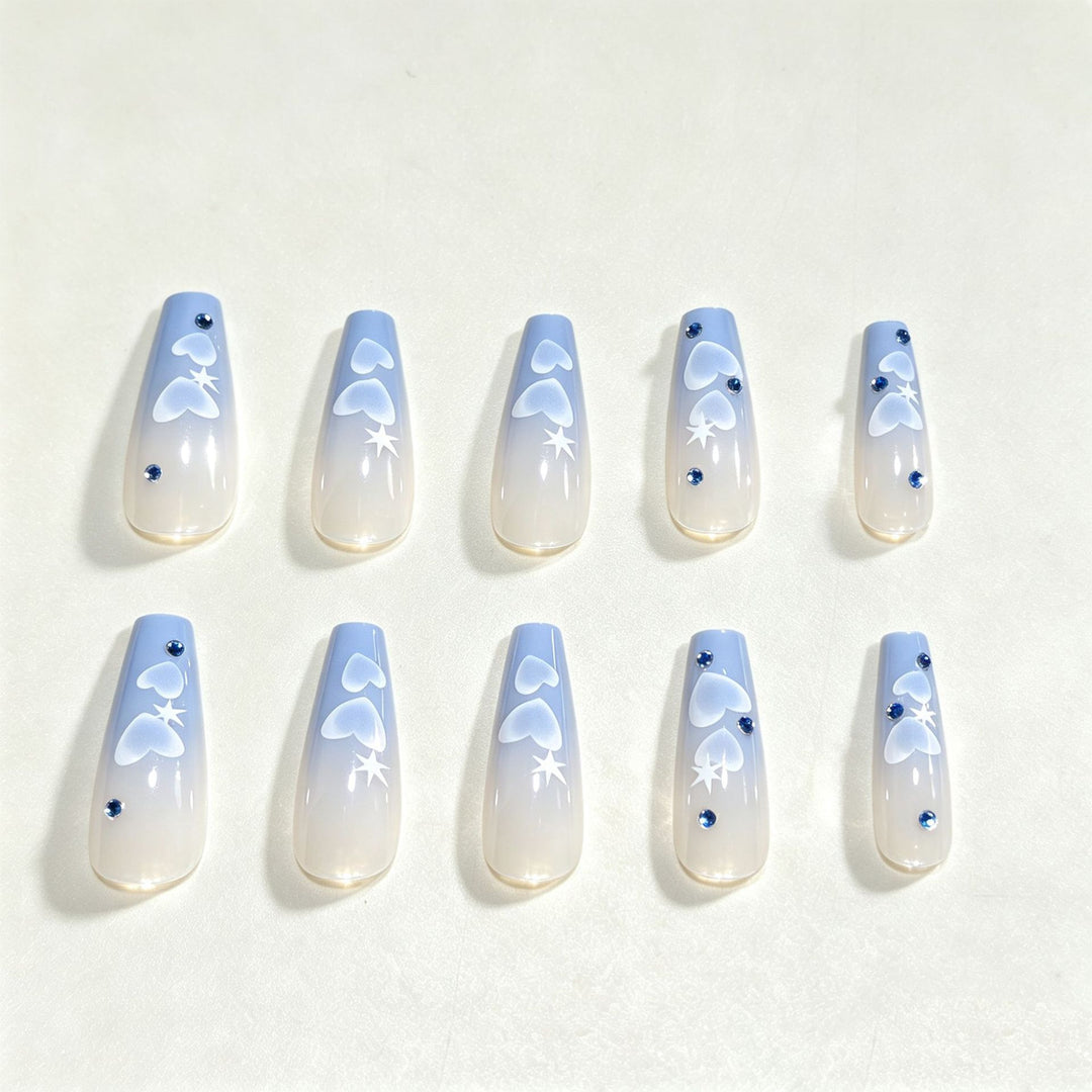 Artistic Press-On Nail Art Tips Stornfield