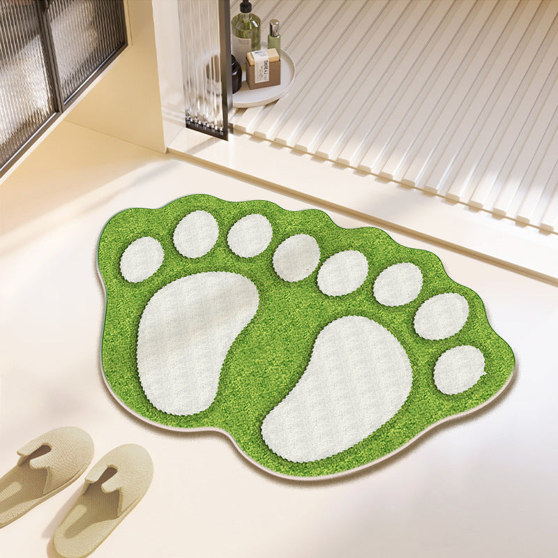 Fun Paw Print Bath Mat Stornfield