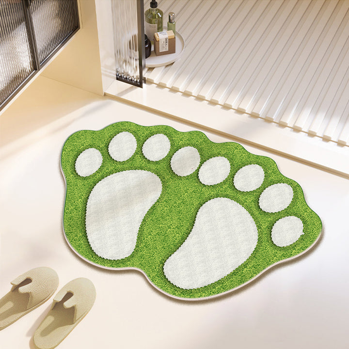 Fun Paw Print Bath Mat Stornfield